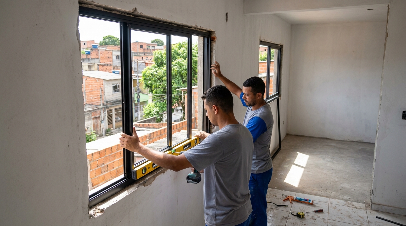 Produção de Portas e Janelas em Olinda‑PE