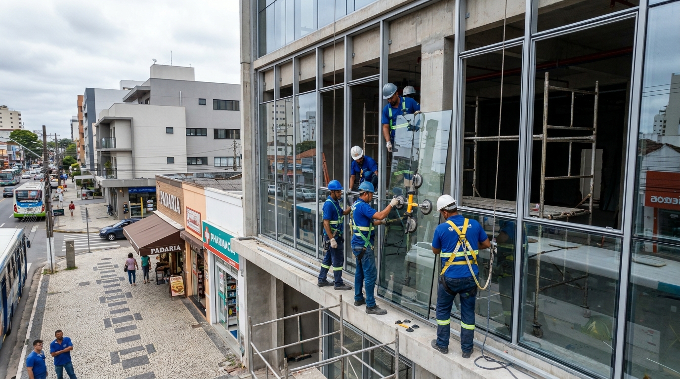 Fachada de Vidro em Olinda‑PE
